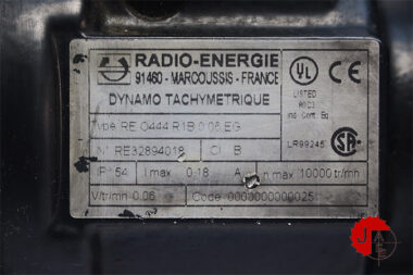 RADIO-ENERGIE RE 0444 R1B006EG TACHOMETER GENERATOR