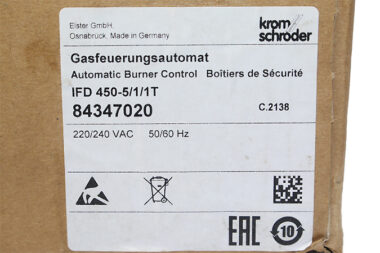 KROMSCHRODER IFD 450-5/1/1T AUTOMATIC BURNER CONTROL 84347020