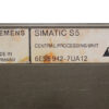 SIEMENS 6ES5 945-7UA12 CENTRAL PROCESS UNIT "CPU"