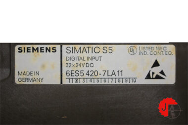 SIEMENS 6ES5 420-7LA11 DIGITAL INPUT MODULE