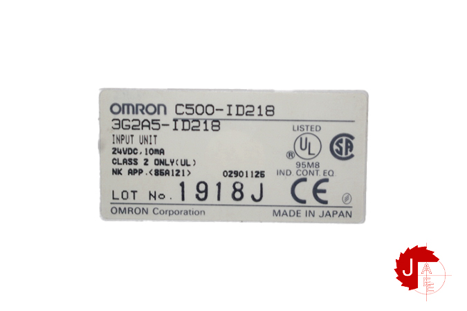 OMRON 3G2A5-ID218 Digital input unit