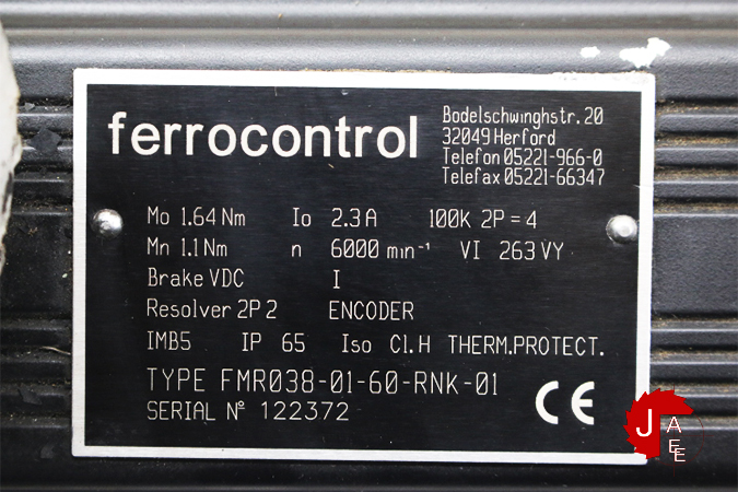 FERROCONTROL FMR038-01-60-RNK-01