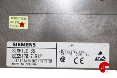 SIEMENS 6ES5 470-7LB12 ANALOG OUTPUT