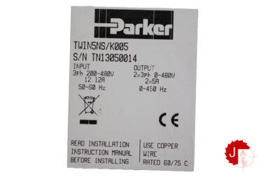 PARKER TWIN5NS/K005 SERVO DRIVE