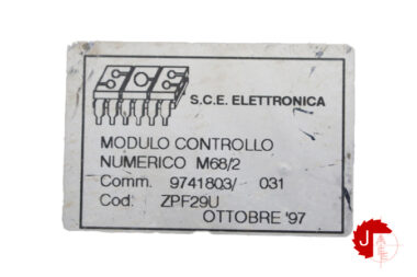 S.C.E CNC M68-2 MODULO CONTROLLO