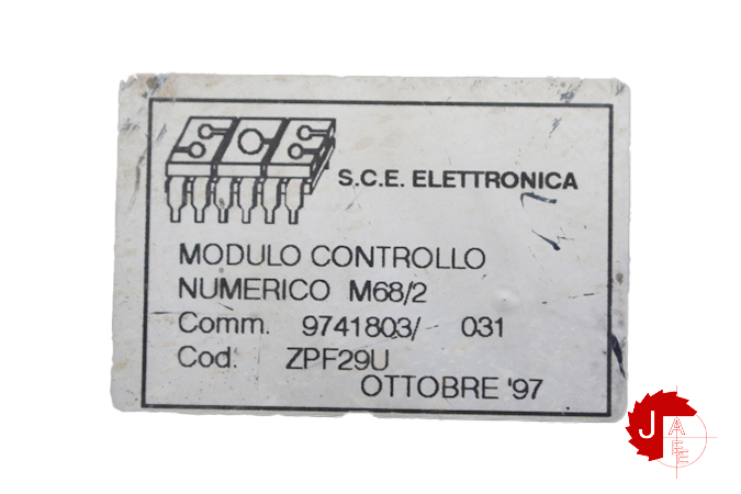 S.C.E CNC M68-2 MODULO CONTROLLO