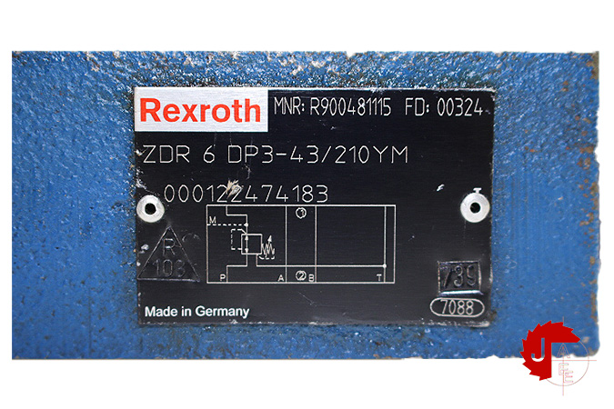 BOSCH Rexroth ZDR 6 DP3-43/210YM  PRESSURE REDUCING VALVE