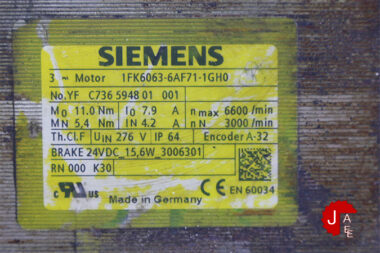 SIEMENS 1FK6063-6AF71-1GH0