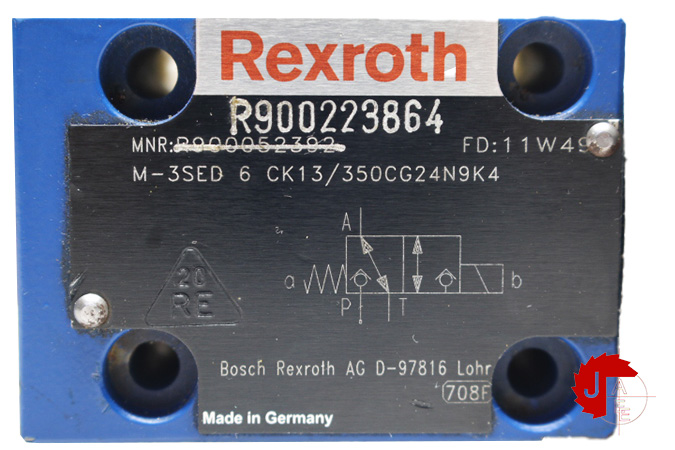 BOSCH Rexroth R900223864 DIRECTIONAL CONTROL VALVE M-3SED 6 CK13/350CG24N9K4