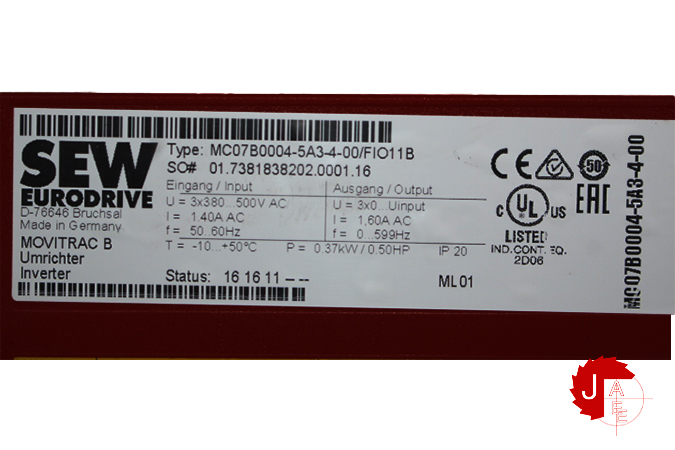 SEW MC07B0004-5A3-4-00