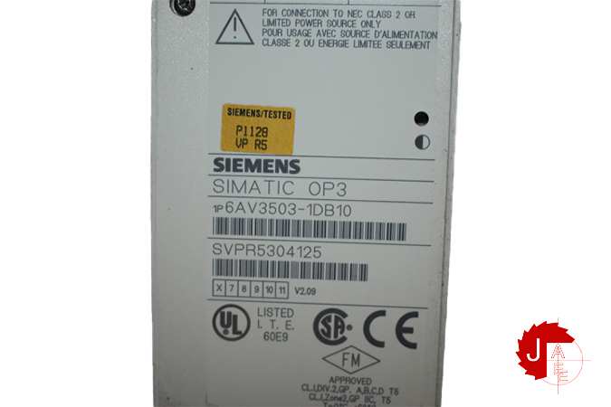 SIEMENS SIMATIC OP3 Operator Panel