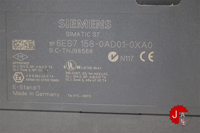 SIEMENS	6ES7 158-0AD01-0XA0	SIMATIC DP/DP COUPLRER - Image 2