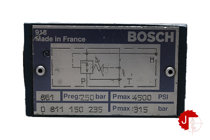 BOSCH 	0 811 150 235	PRESSURE REDUCING VALVE DIRECT OPERATED - Image 2