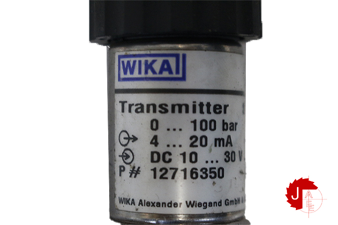 WIKA	 S-10	PRESSURE TRANSMITTER	12716350 - Image 2