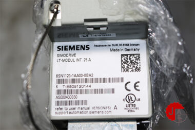 SIEMENS 6SN1123-1AA00-0BA2  SIMODRIVE LT-MODUL INT.25A