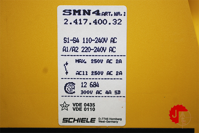 SCHIELE SMN 4 fault indicator 2.417.400.32