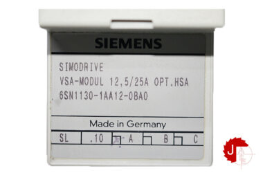 SIEMENS 6SN1130-1AA12-0BA0  SIMODRIVE VSA-MODUL 12.5/25 OPY.HSA