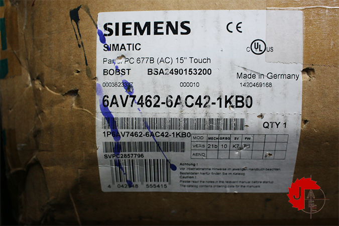 SIEMENS SIMATIC PC 677B wthe 15" TOUCH
