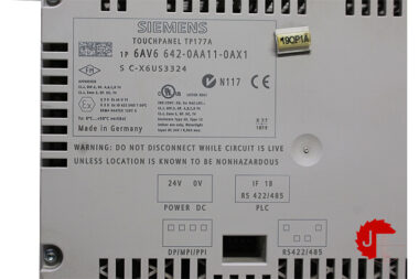 SIEMENS 6AV6 642-0AA11-0AX1 SIMATIVC PANEL