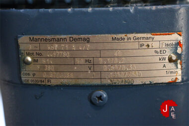 DEMAG KBV 71 A 4/2 Conical-Rotor Brake Motors
