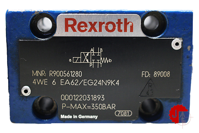 Rexroth 4WE 6 EA62/EG24N9K4 DIRECTIONAL CONTROL VALVE R900561280