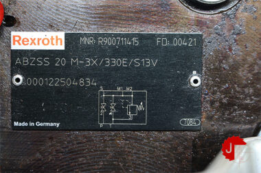 Rexroth ABZSS 20 M-3X/330E/S13V Shut-off block