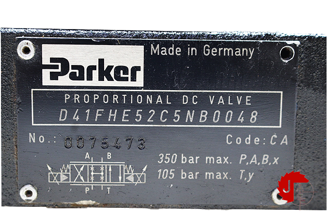 PARKER D41FHE52C5NB0048 Series Pilot Proportional Valve
