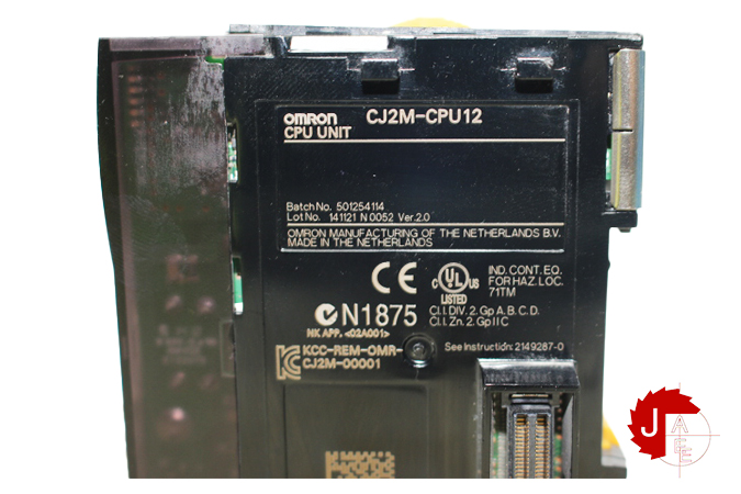 OMRON CJ2M-CPU12 CPU UNIT