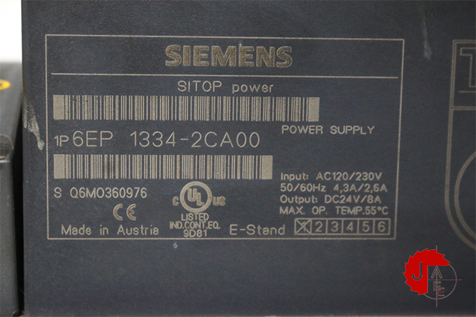 SIEMENS 6EP 1334-2CA00 SITOP power