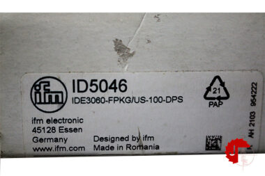 IFM ID5046 Inductive sensor IDE3060-FPKG/US-100-DPS