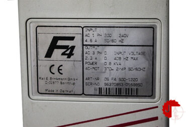 KEB COMBIVERT 05 F4 SOC-1220 frequency inverters