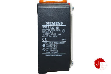 SIEMENS 3SE3 120-1D SAFETY LIMIT SWITCH