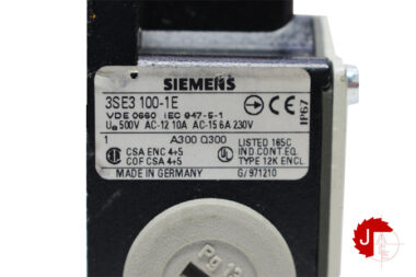 SIEMENS 3SE3 100-1 POSITION SWITCH