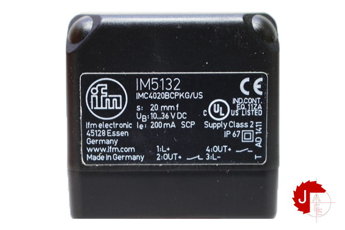IFM IM5132 Inductive sensor IMC4020BCPKG/K1/US-100-DPA