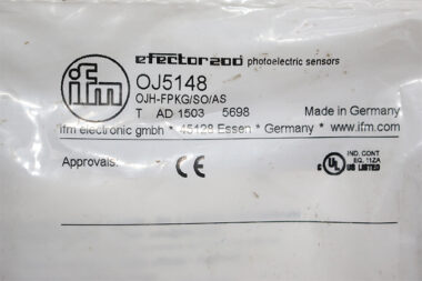 IFM OJ5148 Diffuse reflection sensor with background suppression OJH-FPKG/SO/AS