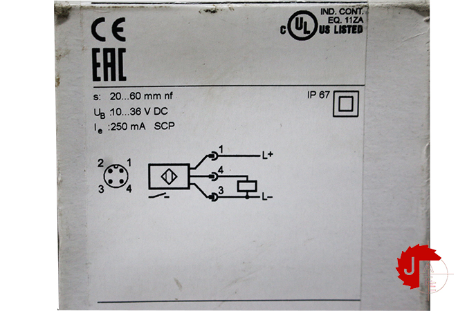 IFM ID5046 Inductive sensor IDE3060-FPKG/US-100-DPS