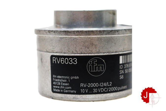 ifm RV 6033 Incremental encoder with solid shaft RV-2000-I24/L2