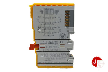 BECKHOFF KL2904 Bus Terminal, 4-channel digital output, 24 V DC, 0.5 A, TwinSAFE