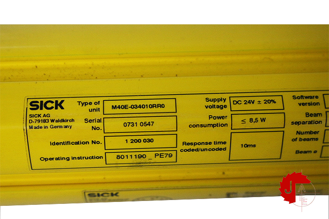 SICK M40E-03401 0RR0 Safety multibeam sensors