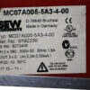 SEW EURODRIVE MC07A005-5A3-4-00 Inverter Drive 0.55KW 8272476