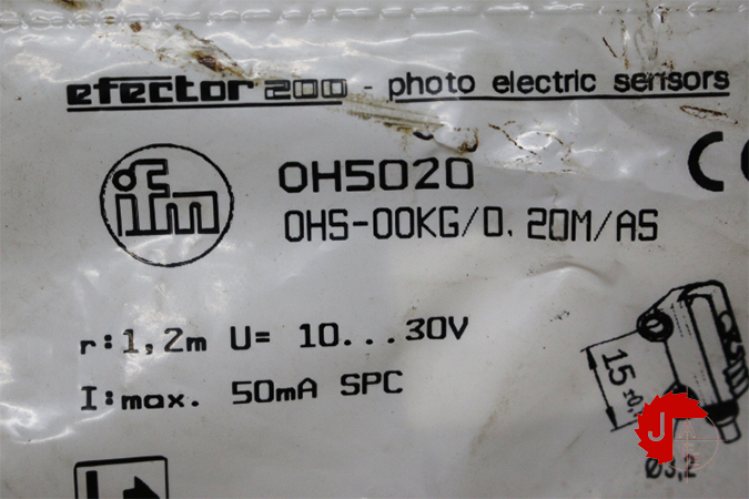 IFM OH5020 Through-beam sensor transmitter OHS-OOKG/0,20M/AS