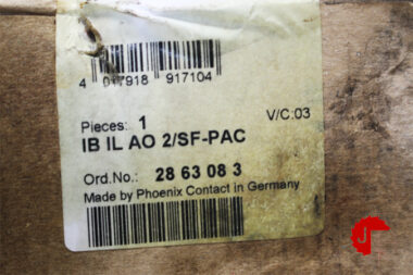 PHOENIX CONTACT IB IL AO 2/SF-PAC Analog module 2863083