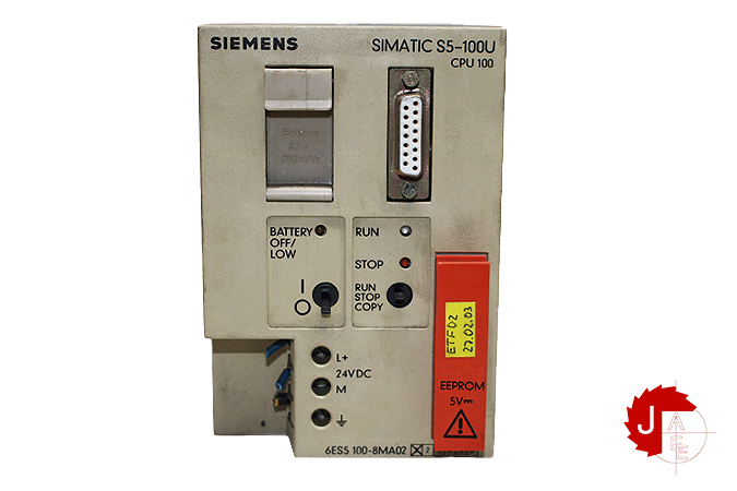 SIEMENS 6ES5 100-8MA02 SIMATIC S5, CPU 100 