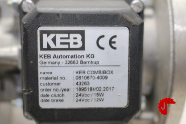 KEB Combibox 06.10.670 Clutch Brake