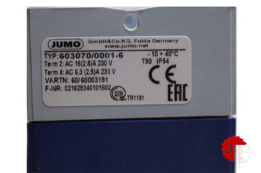 JUMO 603070/0001-6 HeatTHERM-AT