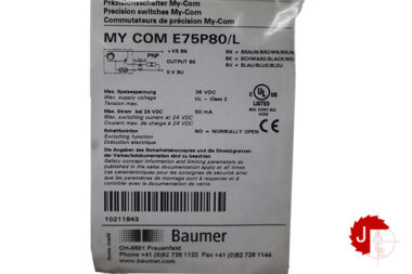 Baumer MY-COM E75P80/L My-Com precision switches