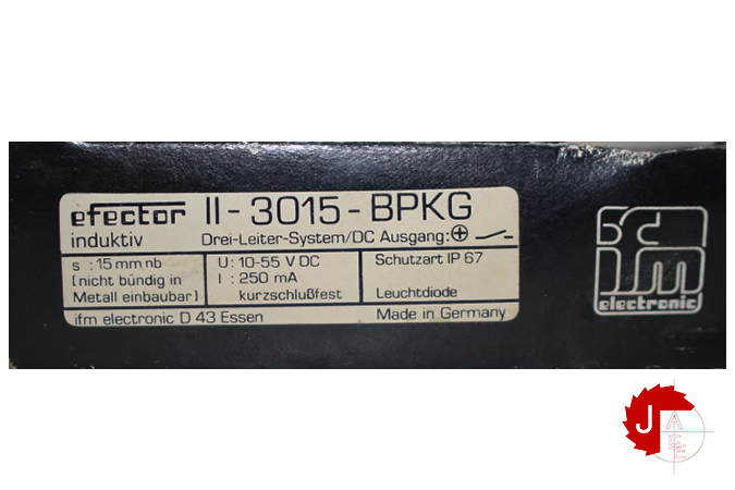 IFM II-3015-BPKG Inductive sensor II5300