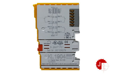 BECKHOFF KL1904 Bus Terminal, 4-channel digital input, 24 V DC, Twin SAFE