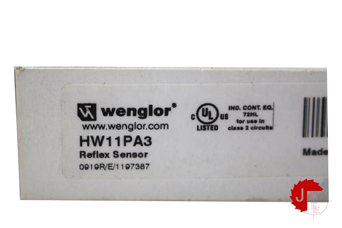 WENGLOR HW11PA3 Reflex Sensor with Background Suppression
