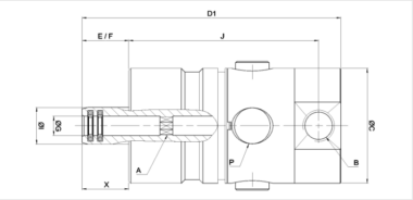 Deublin 1111-002-105 Rotary Outlet